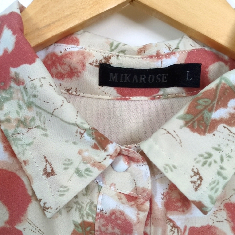 Floral Print Women's Dress - Picture 3 of 6